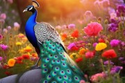 孔雀助力花儿绽放，揭秘养孔雀与养花之间的神奇联