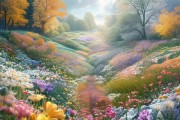 四季花海诗画地——四季鲜花盛开的秘境之旅