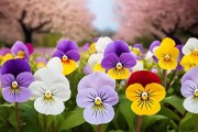 春日花语，三色堇的多彩花期揭秘