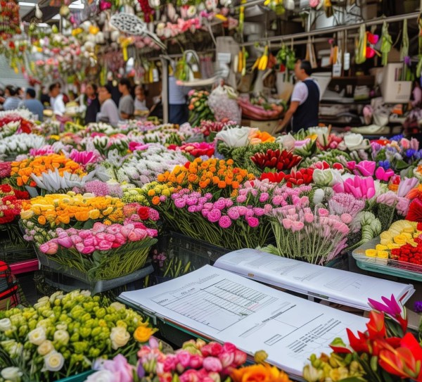 揭秘鲜花市场批发，成本解析与采购指南,揭秘鲜花市场批发，成本解析与采购指南,百合,第1张
