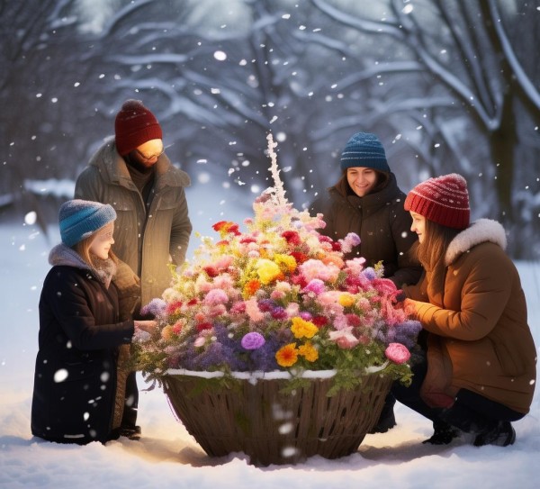 雪家庭绽放，花卉网助养花新体验,雪家庭绽放，花卉网助养花新体验,修剪,草本植物,养花,第1张