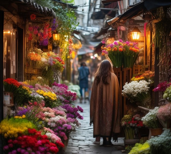 探寻花市奥秘，揭秘鲜花集中地之谜,探寻花市奥秘，揭秘鲜花集中地之谜,百合,鲜花批发,第1张