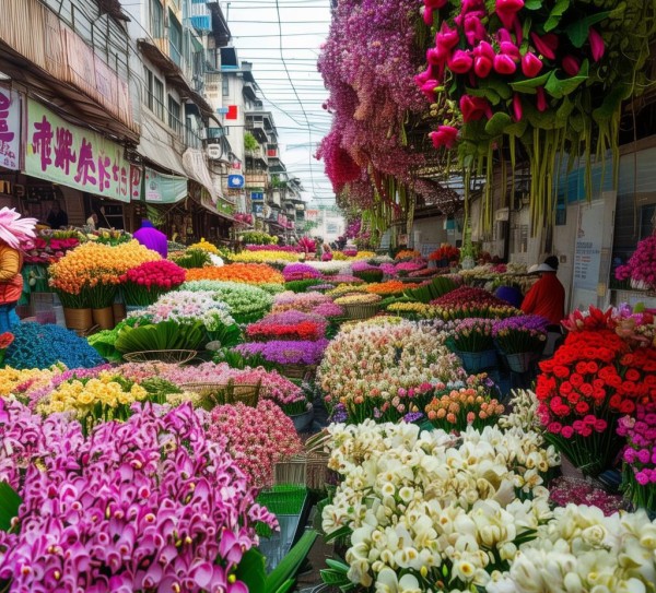 昆明鲜花市场探秘，行情与花卉经济新趋势揭晓,昆明鲜花市场探秘，行情与花卉经济新趋势揭晓,百合,第1张