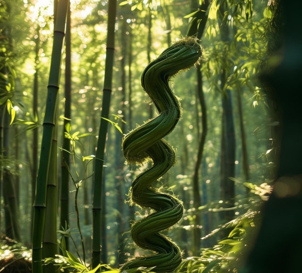 自然奇观，螺形竹子——探寻神秘植物的奥秘,自然奇观，螺形竹子——探寻神秘植物的奥秘,花期,和谐,美学,第1张