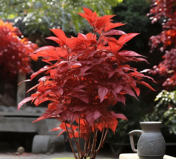 红万年青，传统植物之美赏析与养护指南,红万年青，传统植物之美赏析与养护指南,修剪,扦插,万年青,第1张