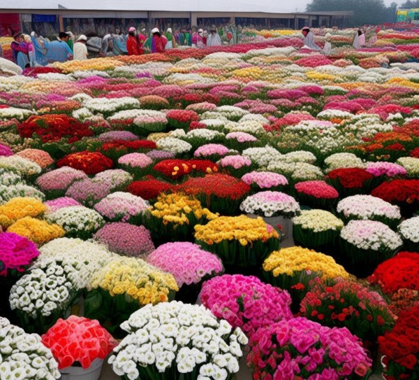 斗南鲜花基地，花海批发盛况空前，花香四溢,斗南鲜花基地，花海批发盛况空前，花香四溢,花期,百合,批发市场,第1张