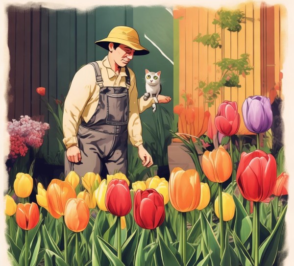 郁金香养护疑问解答，鲜花叶子是否需要剥掉？,郁金香养护疑问解答，鲜花叶子是否需要剥掉？,养护攻略,第1张