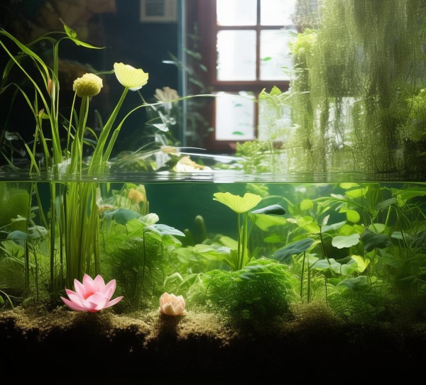 室内水景盎然，水生植物养护美学指南与美图鉴赏,室内水景盎然，水生植物养护美学指南与美图鉴赏,固体肥,第1张