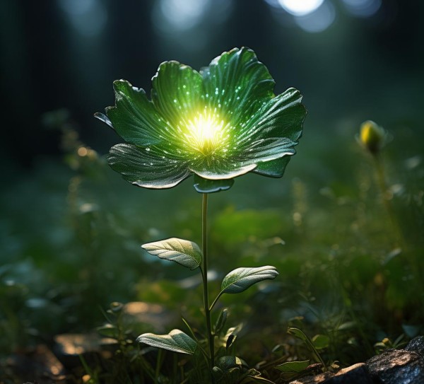 永恒光下的神秘常青之花,永恒光下的神秘常青之花,草本植物,四季常青,第1张